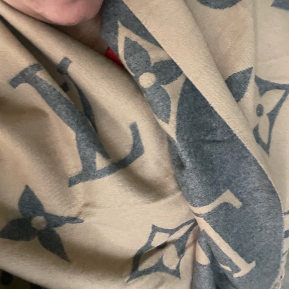 LOUIS VUITTON Reversible Cashmere Scarf - Picture 8 of 10